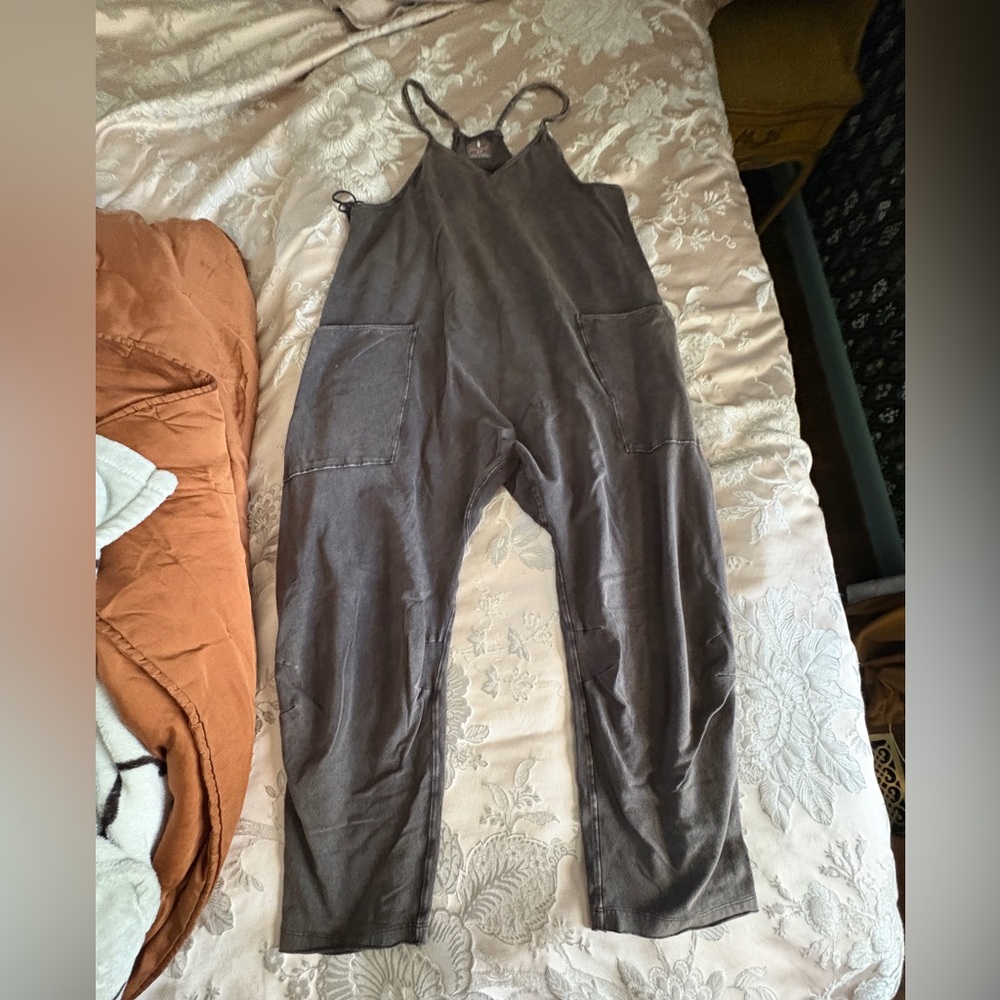 Free People Black Hot Shot romper